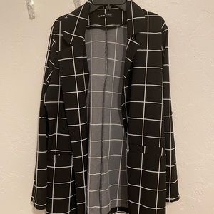 SHEIN Grid Blazer